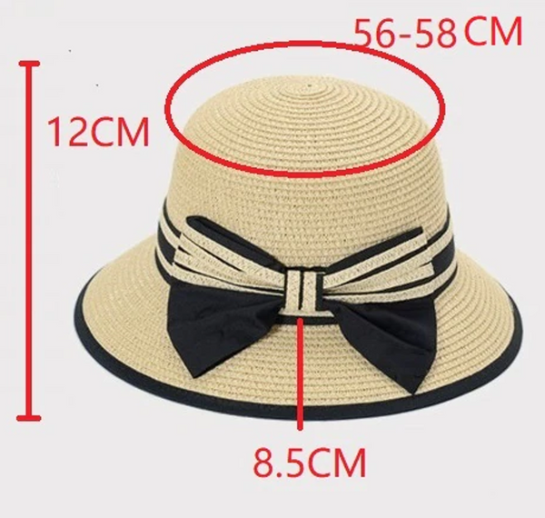 Sun Straw Hat With Short Brim