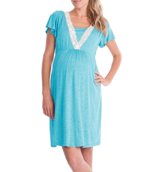 Maternity and Nursing Nightgown