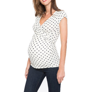 Polka Dot Pregnancy & Nursing Top