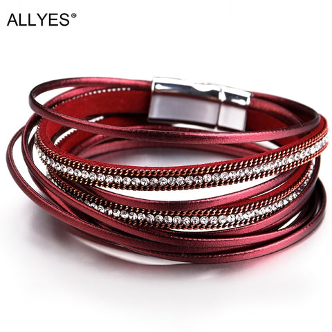 Multilayer PU Leather Bracelet
